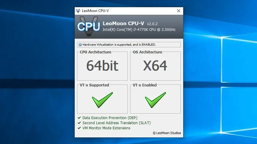 How to enable Virtualization Technology (VT) feature on all devices