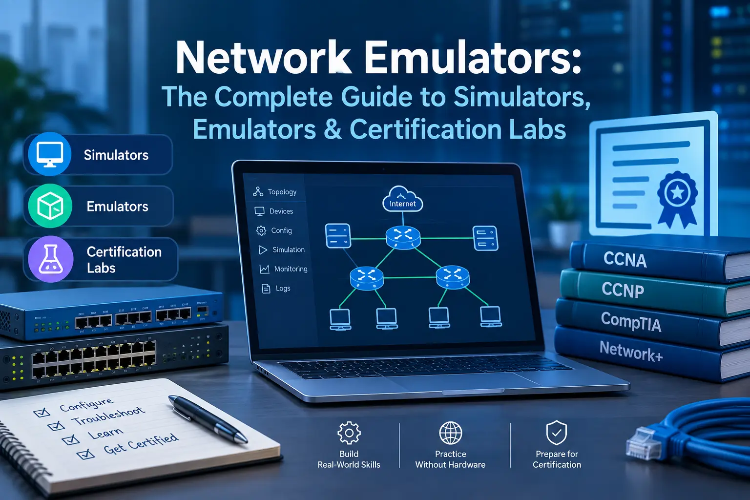 Network Emulators: The Complete Guide to Simulators, Emulators & Certification Labs